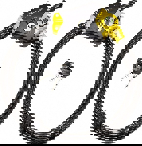 6' Long 4 Pin Tumbler Keyed Padlock Cable & Lock